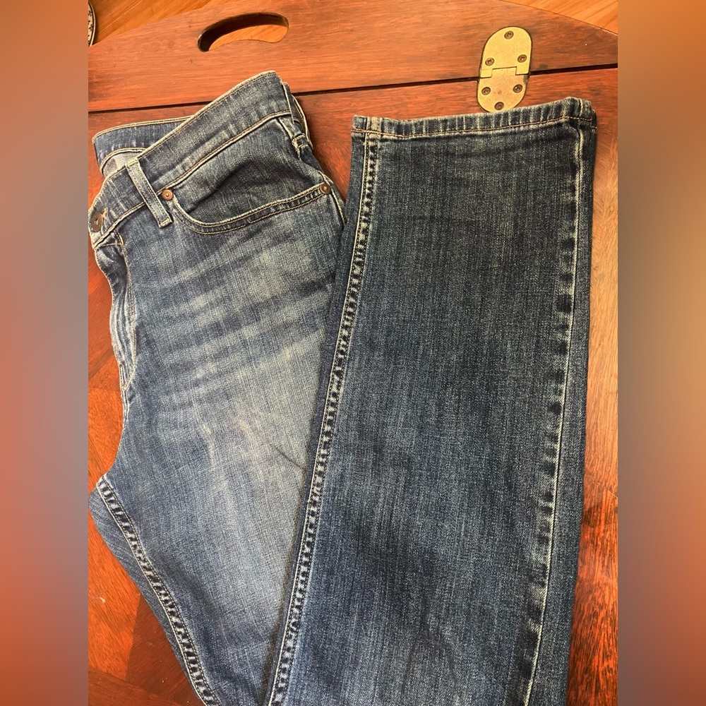 PAIGE Men’s Blue Relaxed Jeans Federal Slim Straight Leg 36